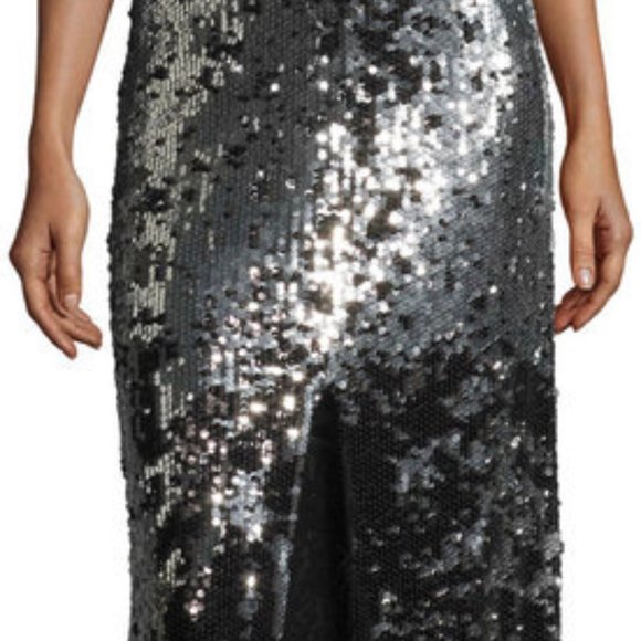 Rachel Zoe Black/Silver Dress NWT sz 10 - Picture 3 of 5